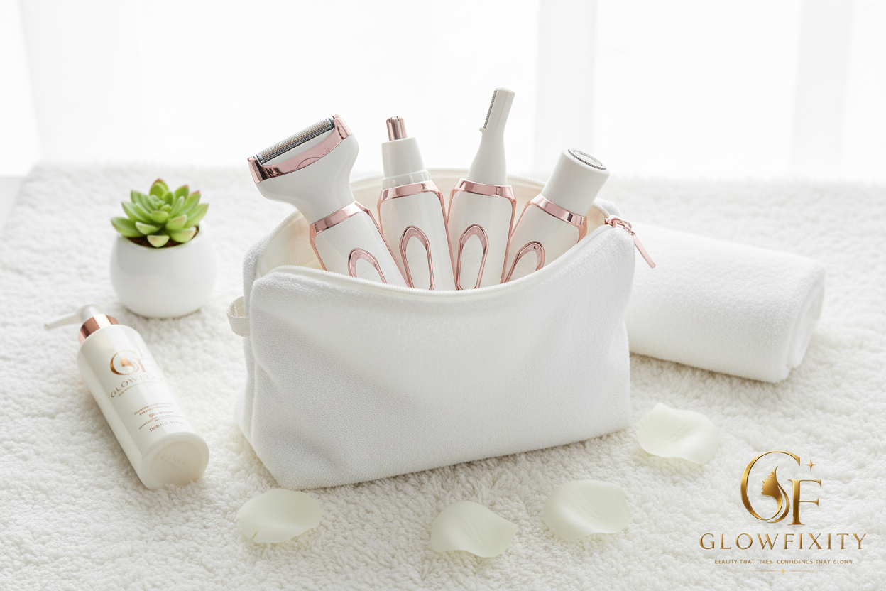 4-in-1 Shaver - Creative Flat Lay
