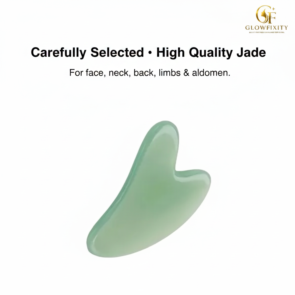 Gua Sha Board 2PCS Massage Stone And Facial Body Skincare Roller