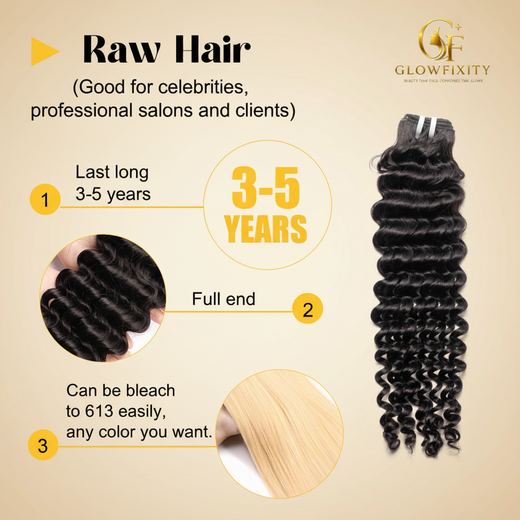 Raw Hair - Diseño Glowfixity