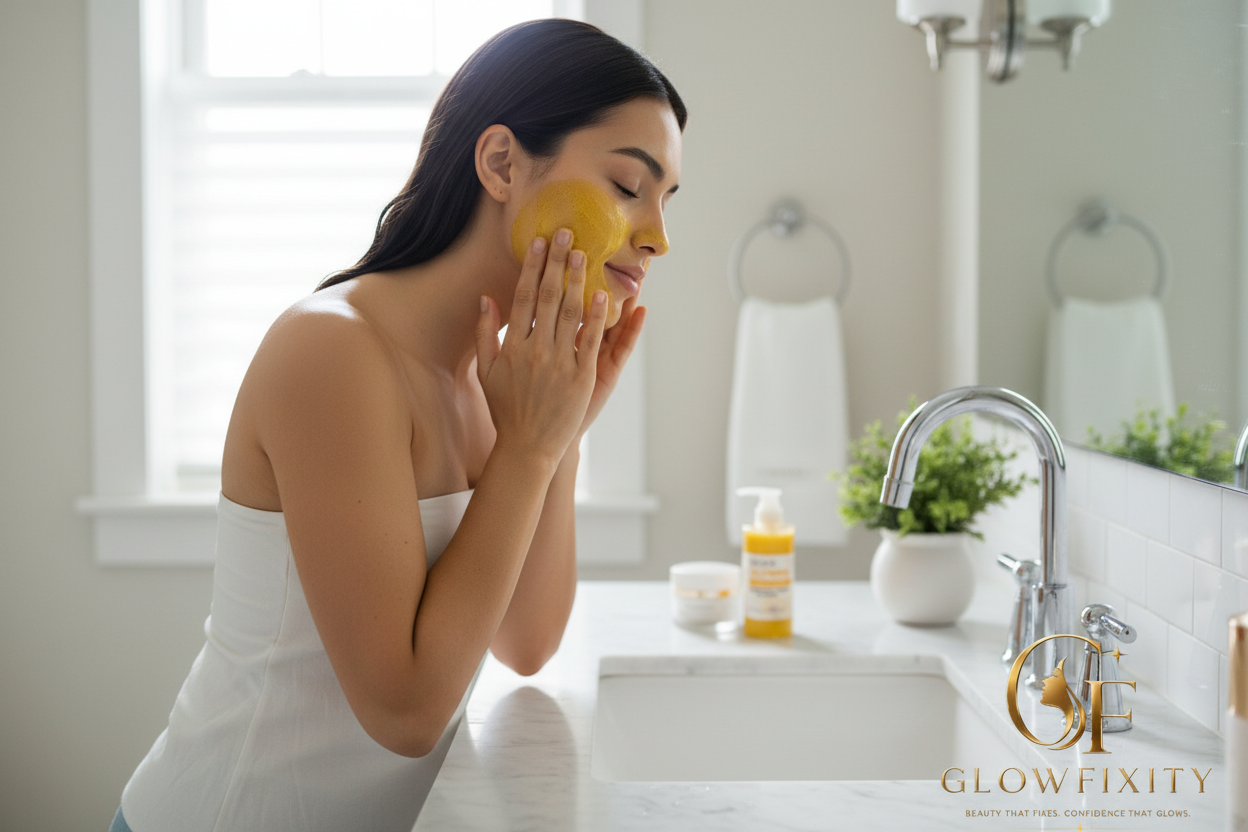 Turmeric Face Wash - Lifestyle Model