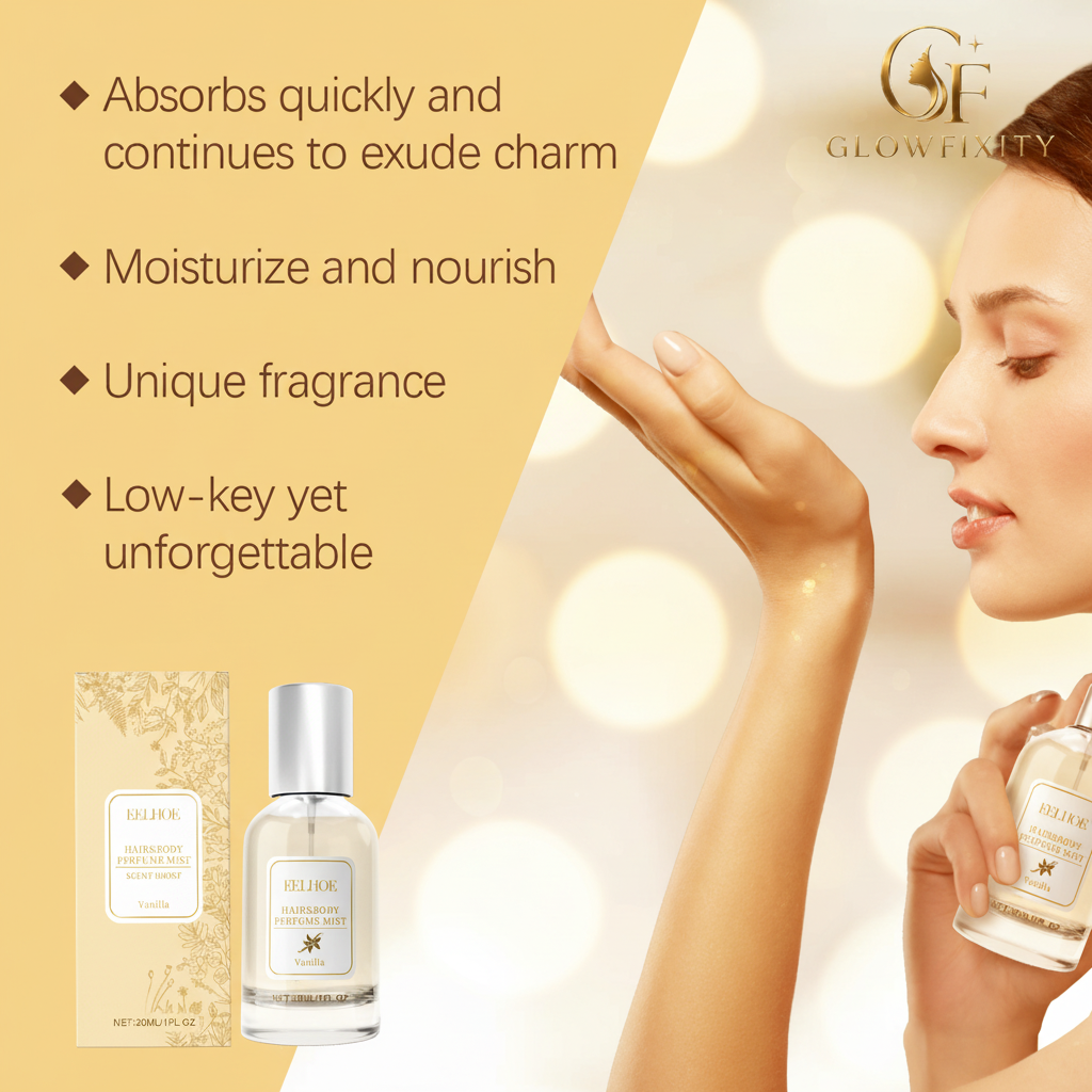 Vanilla Body & Hair Perfume Spray – Long-Lasting Floral Fragrance